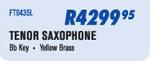 Sanchez Quality Brass & Woodwind Instruments Tenor Saxophone