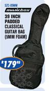 39" Music Box Padded Classical Guitar Bag(5mm Foam)
