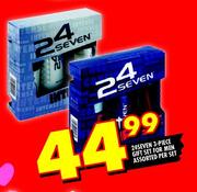 24Seven 3-Piece Gift Set for Men Assorted-per set