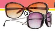 Controlite Ladies' Sunglasses Classic Square Metal Trim Or Vintage-Each