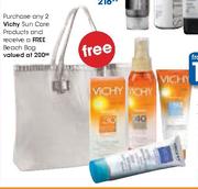 Vichy SPF 30 Dry Touch Face-50ml Or SPF 40 Body Oil Spray-125ml Each