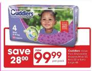 Cuddlers Value Pack Disposable Nappies Maxi-50/Midi-52-Per Pack