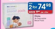 Clicks 36 Disposable Breast Pads-2