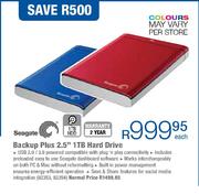 Backup Plus 2.5" 1TB Hard Drive-Each