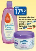Johnson's Bedtime Aqueous Cream-250ml Each