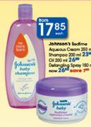 Johnson's Shampoo-200ml Each