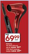 Safeway 1000 Watt Hairdryer-Each