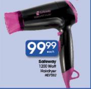 Safeway 1200 Watt Hairdryer-Each