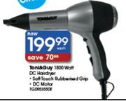 Toni & Guy 1900 Watt DC Hairdryer-Each