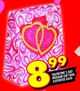 Valentine's Day Medium Gift Bag Assorted-each