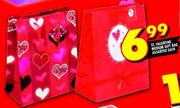 St. Valentine Medium Gift Bag Assorted-each