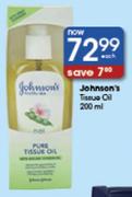 Johnson's Tissue Oil-200ml Each