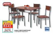 Anne 5 Piece Dinette Set