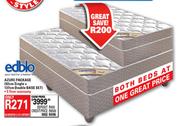 Edblo Azure Package (92cm Single + 137cm Double Base Set)
