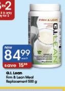 G.I. Lean Firm & Meal Replacement-500g Each