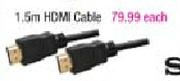 Teac HDMI Cable-1.5m Each