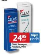 Clear Shampoo-200ml Each