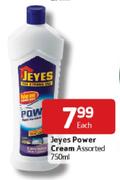 Jeyes Power Cream-750ml Each