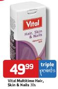 Vital Multitime Hair, Skin & Nails-30's