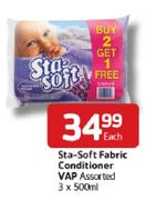 Sta-Soft Fabric Conditioner VAP-3 x 500ml