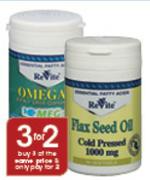 Revite Omega 3 EPA/DHA 1000mg Softgels-90's