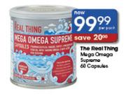 The Real Thing Mega Omega Supreme Capsules-60's