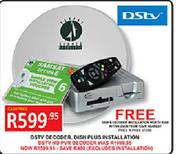 DSTV Decoder Dish Plus Installation