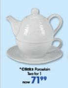 Clicks Porcelain Tea For 1