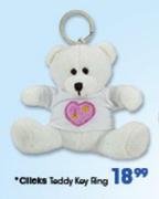 Clicks Teddy Key Ring