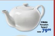 Clicks Porcelain Teapot