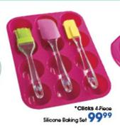 Clicks 4-Piece Silicone Baking Set