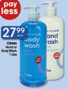 Clicks Hand Or Body Wash-1Litre