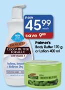 Palmer's Body Butter 170Gm Or Lotion 400Ml-Each