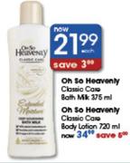 Oh So Heavenly Classic Care Bath Milk-375Ml