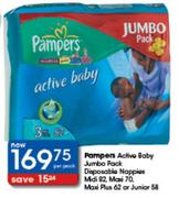 Pampers Active Body Jumbo Pack-Per Pack