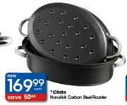 Clicks Non-Stick Carbon Steel Roaster Each