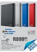 Seagate Backup Plus 2.5" 1 TB Hard Drive-Each