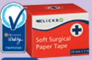 Clicks Adhesive Fabric Plaster-25mmx3m