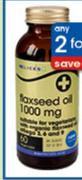 Clicks Gold Flaxseed Oil 1200mg 60 Softgels-2's 