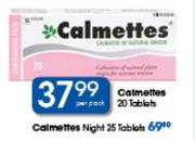 Calmettes 20 Tablets-Per Pack