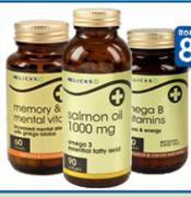 Clicks Gold Salmon Oil 1000mg 90 Softgels-Per Pack