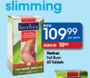 Herbex Fat Burn 60 Tablets-Per Pack