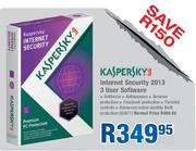 Kaspersky Internet Security 2013 3 User Software