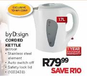 ByD:sign Corded Kettle (BK1700F)-1.7L