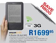 Amazon Kindle E-Reader 3G And WiFi