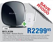 Belkin Play N600 Modem Router
