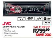 JVC USB/MP3/CD Player(KD-R436)