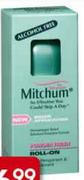 Mitchum Roll-on For Men or Women -50ml