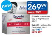 Eucerin Volume-Filter Day Or Night Cream-50ml Each