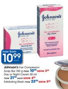 Johnson's Fair Complexion Soap Bar-100g Each